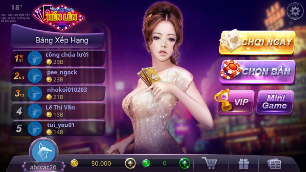 Tiến lên miền Nam online