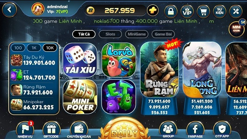 Big Club - Phiên bản nổ hũ đổi thưởng đẳng cấp tại châu Á