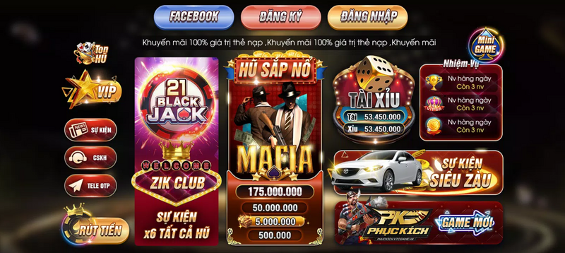 Zikclub - Thiên đường kiếm thưởng hấp dẫn nhất châu Á